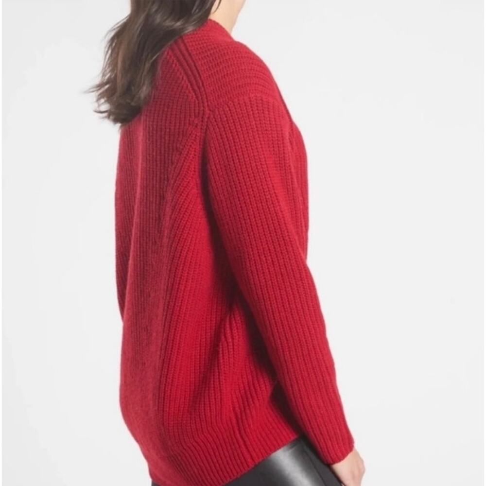 Athleta Cascade Crewneck Red Sweater Size XS - Picture 3 of 7